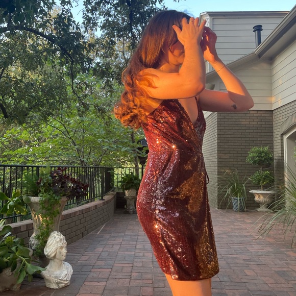 BCBGMaxazria Sequin Dress - Picture 3 of 7